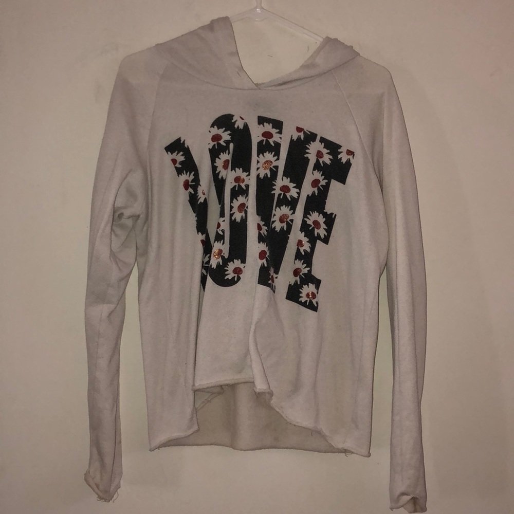 a rue 21 cropped hoodie